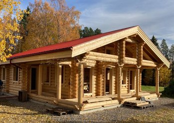 Log house D-85m2 for Mr. Peter