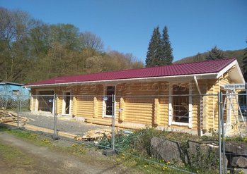 Log house 110m2 for camping site in Niederbreitbach