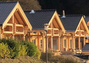 Два бревенчатых дома 120м2 для г-на Оливера в Риден-ам-Вальдзее