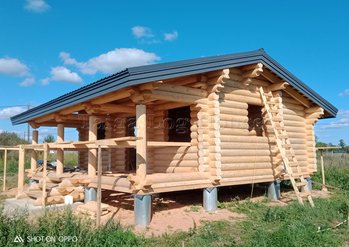 Бревенчатый дом 46м2 для Дениса