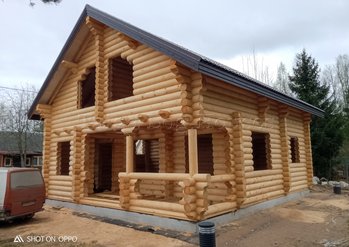 Бревенчатый дом 130м2 для Павла