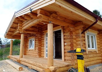 Бревенчатый дом 45м2 для г-на Юргена