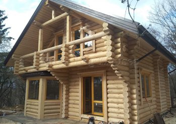 Бревенчатый дом 90м2 для госпожи Мартины